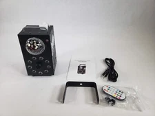 Fog Machine 700W Smoke Machine 3500 CFM Fog 9 LED Colorful Lights & Disco Ball