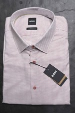 Chemise HETTABRETZ Par MAROL (Stefano Ricci) - Coton Noir, Couture Rouge, Taille M, Neuve Italie