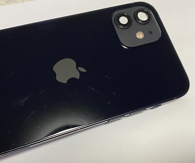 M*y様 Apple iPhone 12 ブラック 背面傷あり Apple iPhone12 / 12 Pro mini Max スキンシール 背面 側面