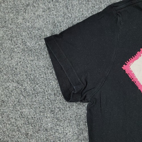 Volcom Shirt Girl Large Black Logo Spell Out Graphic Tee Crew Neck Short Sleeve - Picture 5 of 12