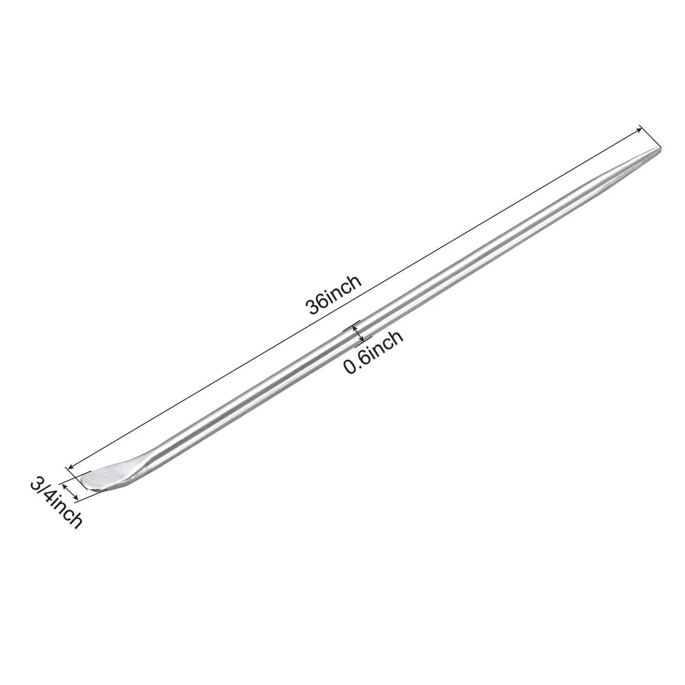 36" Aligning Pry Bar Round Crowbar for Prying and Aligning - Image 2 of 4