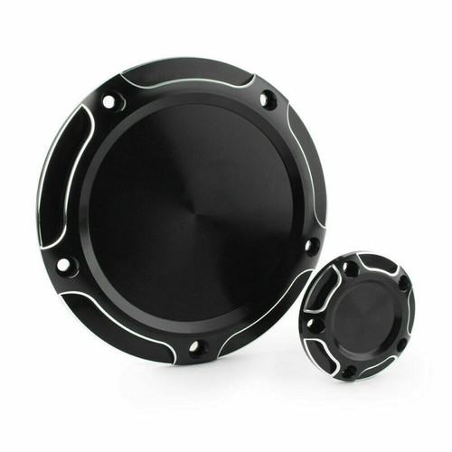Black Derby Timing Timer Cover For Harley Twin Cam Touring Street Glide Fat Boy - Picture 8 of 12