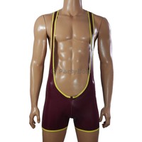 Mens Rubber Latex Wrestling Singlet Play Suit With Zip By Partybois Rubber Mens Rubber Latex Wrestling Singlet Play Suit With Zip By Partybois Rubber