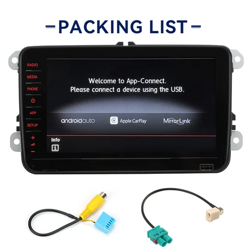 8 inch Autoradio Stereo RCD330 RCD880 Carplay Android Auto Für VW Golf Tiguan CC - Bild 9 von 16