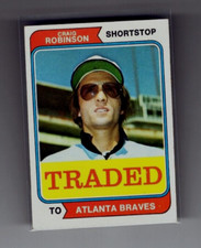 1974 Topps Traded Atlanta Braves Baseball Card #23T Craig Robinson MLB