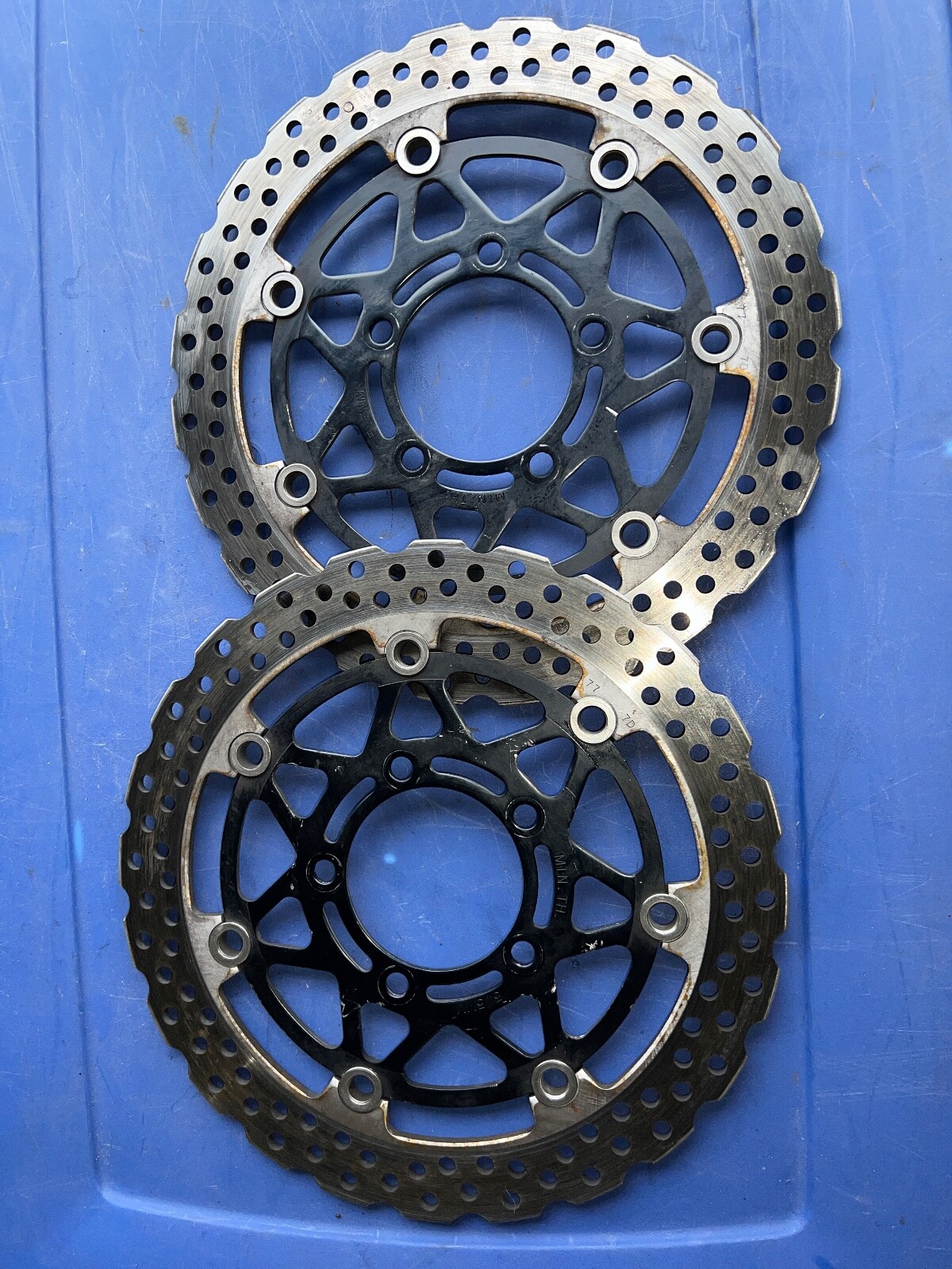 Kawasaki Ninja ZX6R ZX6 ZX 6 600 Front Right Left Brake Wheel Disc