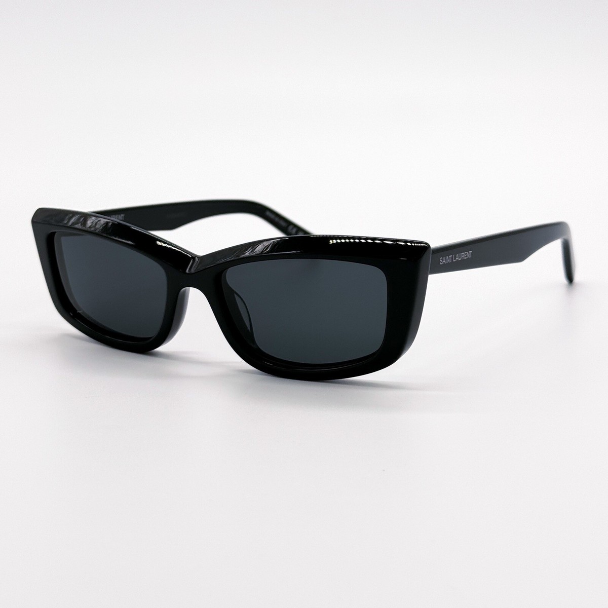 NEW SAINT LAURENT SL 658 001 SUNGLASSES SAINT LAURENT SL658 001 BLACK CAT EYE Saint Laurent SL 658 Cat-Eye Sunglasses | EyeOns.com main image 3
