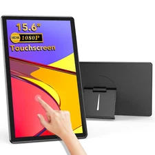 Touchscreen 15.6" Portable Monitor Laptop Monitor HDMI USB C Second Screen Used