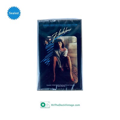 Flashdance Soundtrack Cassette Tape (1983) US 1st What A Feeling, Maniac SEALED