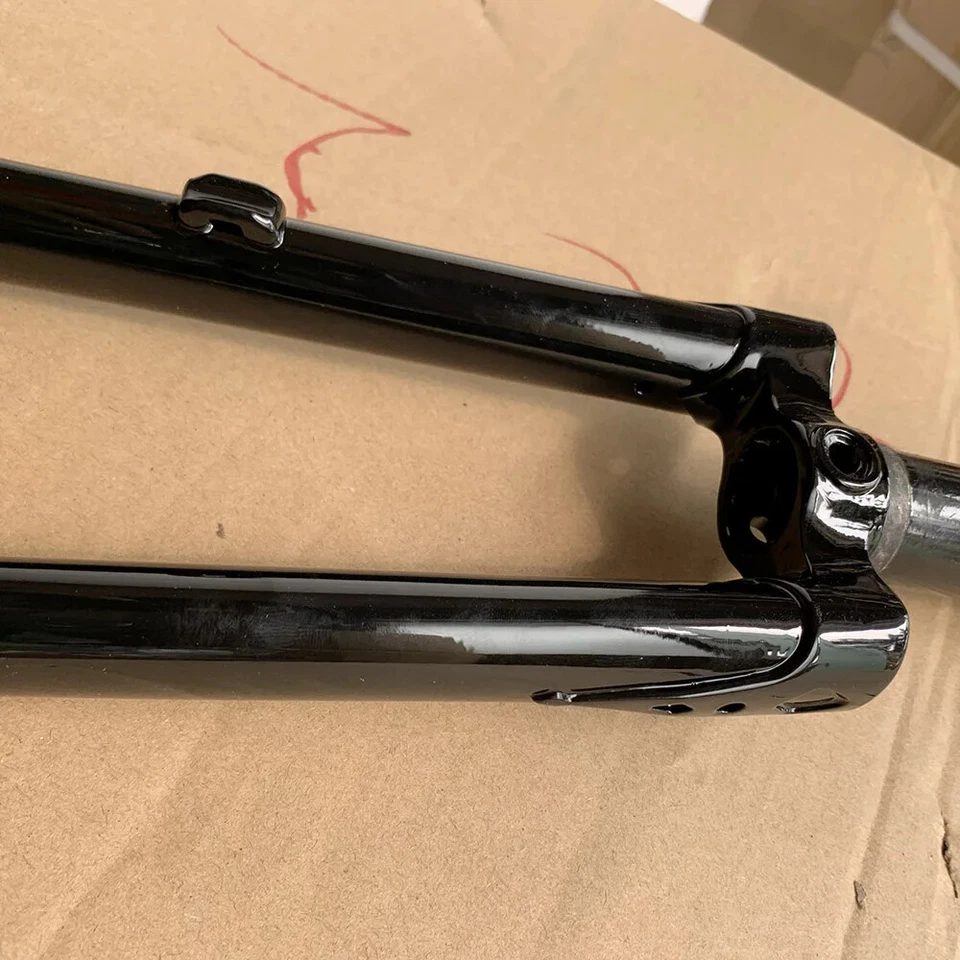 Steel Forks Road Gravel Bike 700C 29er Disc Brake Offset 45mm Chrome Fork - Image 4 of 4