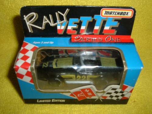 Matchbox Rally Vette Series 1 Limited Edition 1977 Black CORVETTE #22 ...