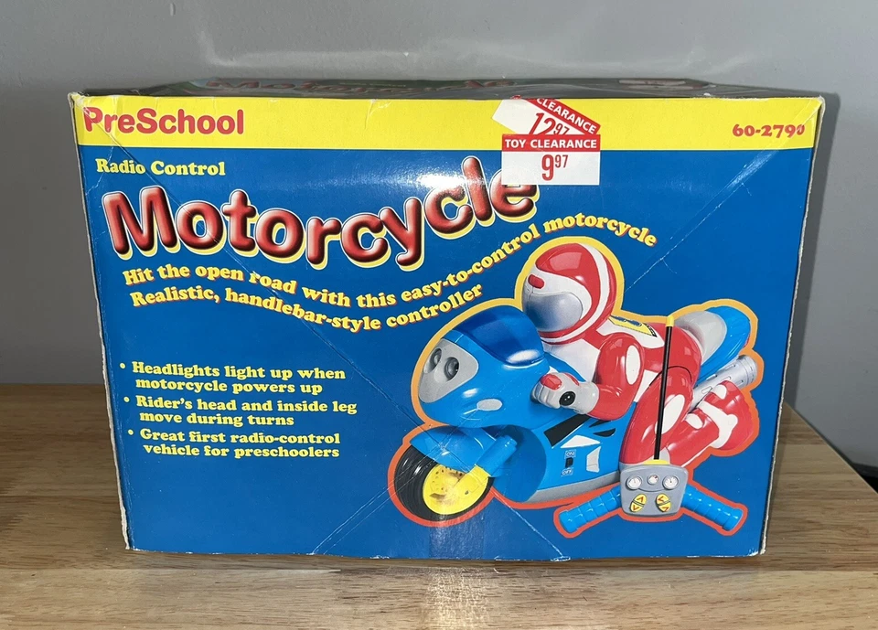 Редкая Винтажная Радиоуправляемая Хижина для Радиоуправляемого Мотоцикла для Дошкольников В коробке Трудно найти - Изображение 3 из 4