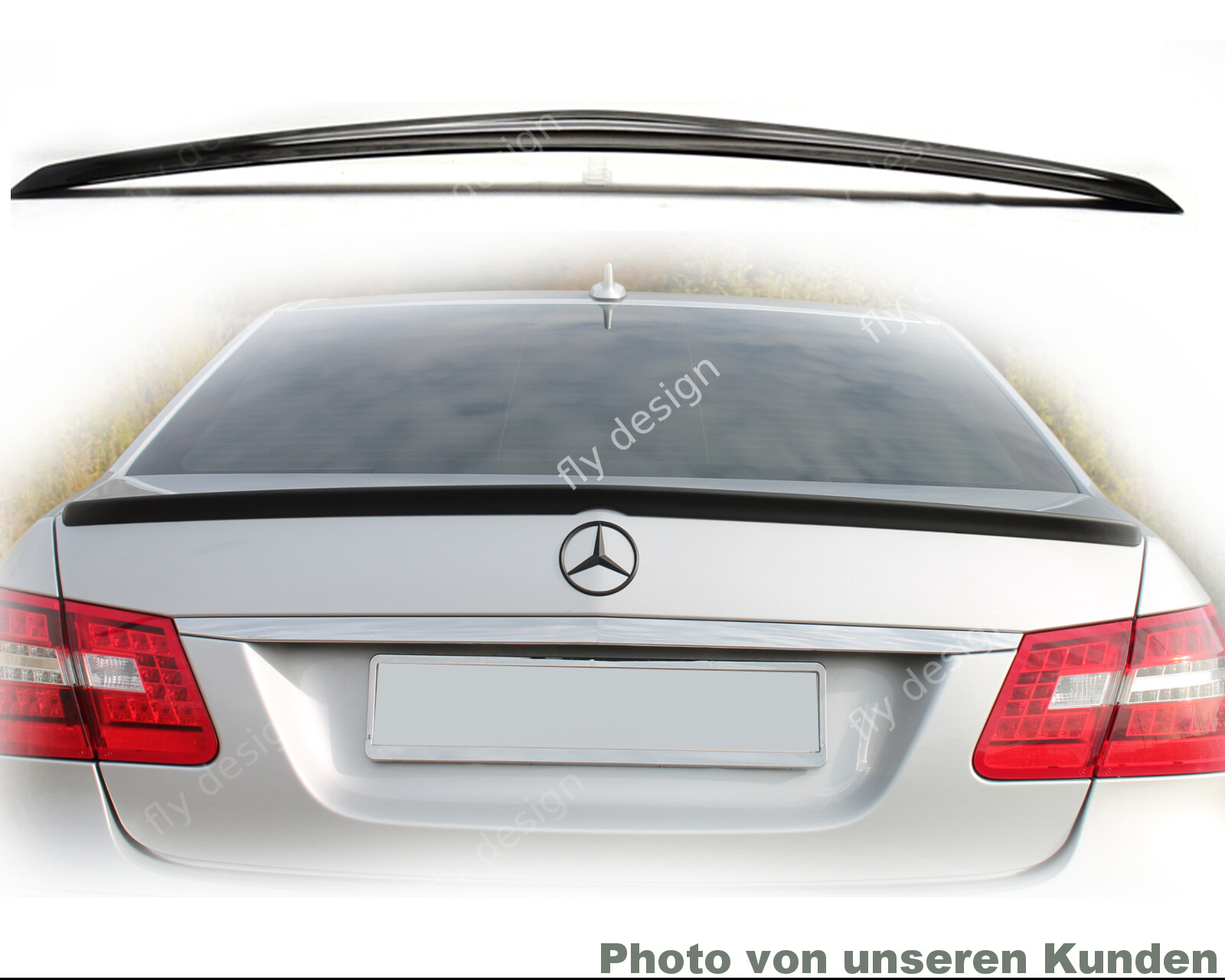Rear Spoiler Suitable For MERCEDES W212 E-Class 2009-16 Rear Wing Spoiler Lip