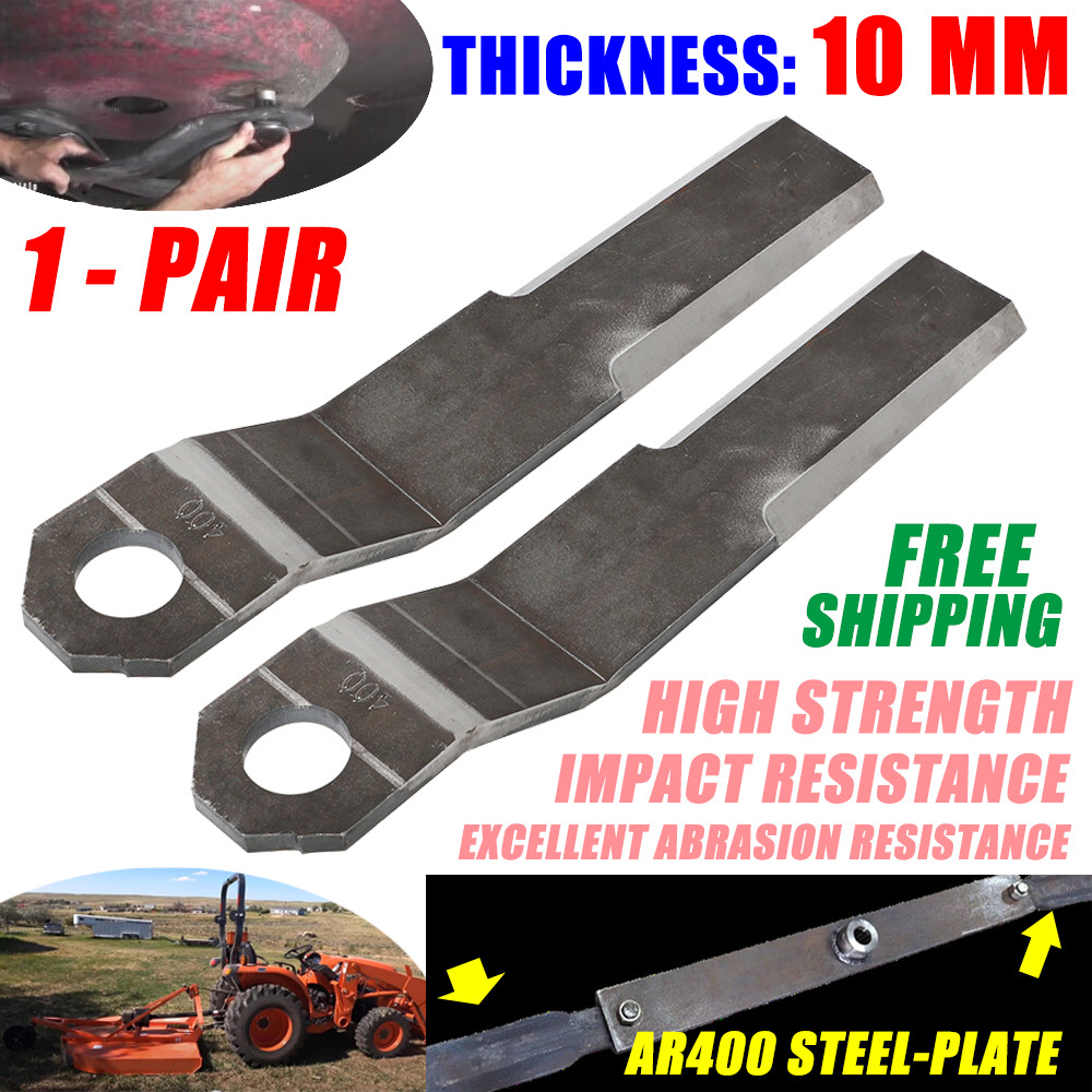 For Mower King Skidsteer Brush Hog Cutter Blades Heavy Duty Steel REPLACEMENT