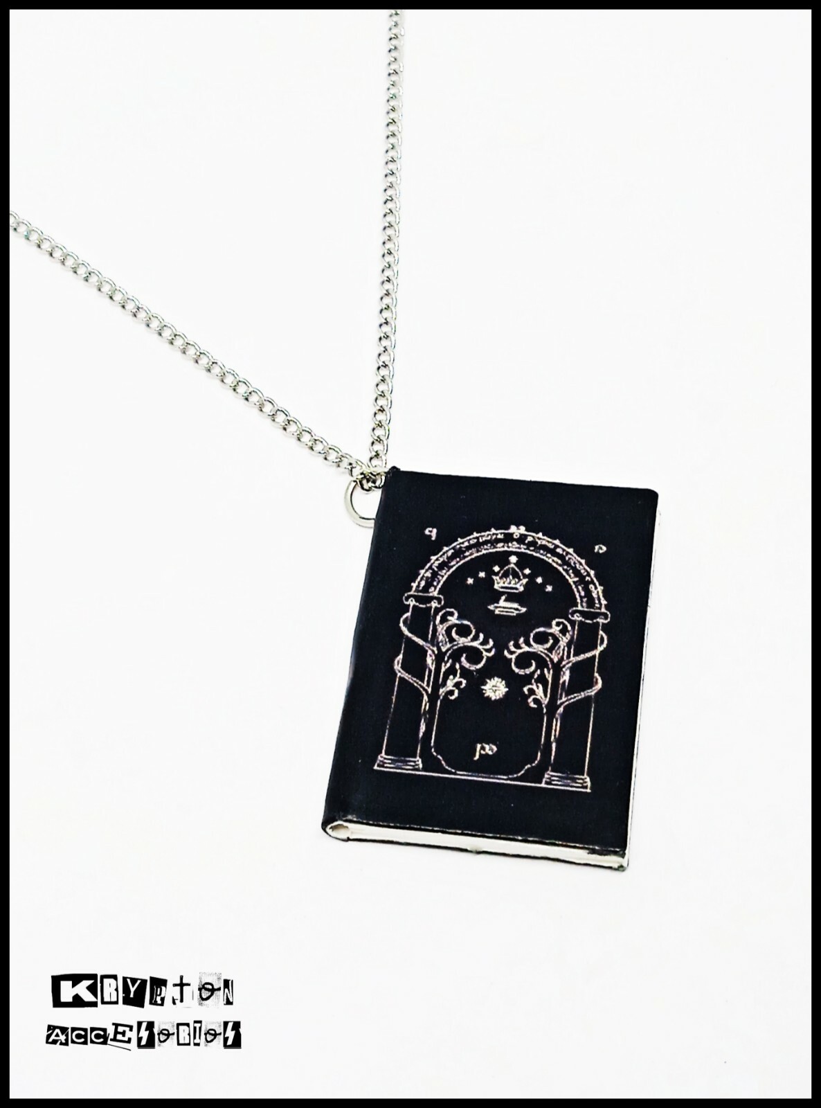 Collar EL SEÑOR DE LOS ANILLOS - Colgante - PUERTA DE MORIA - LOTR - ESDLA