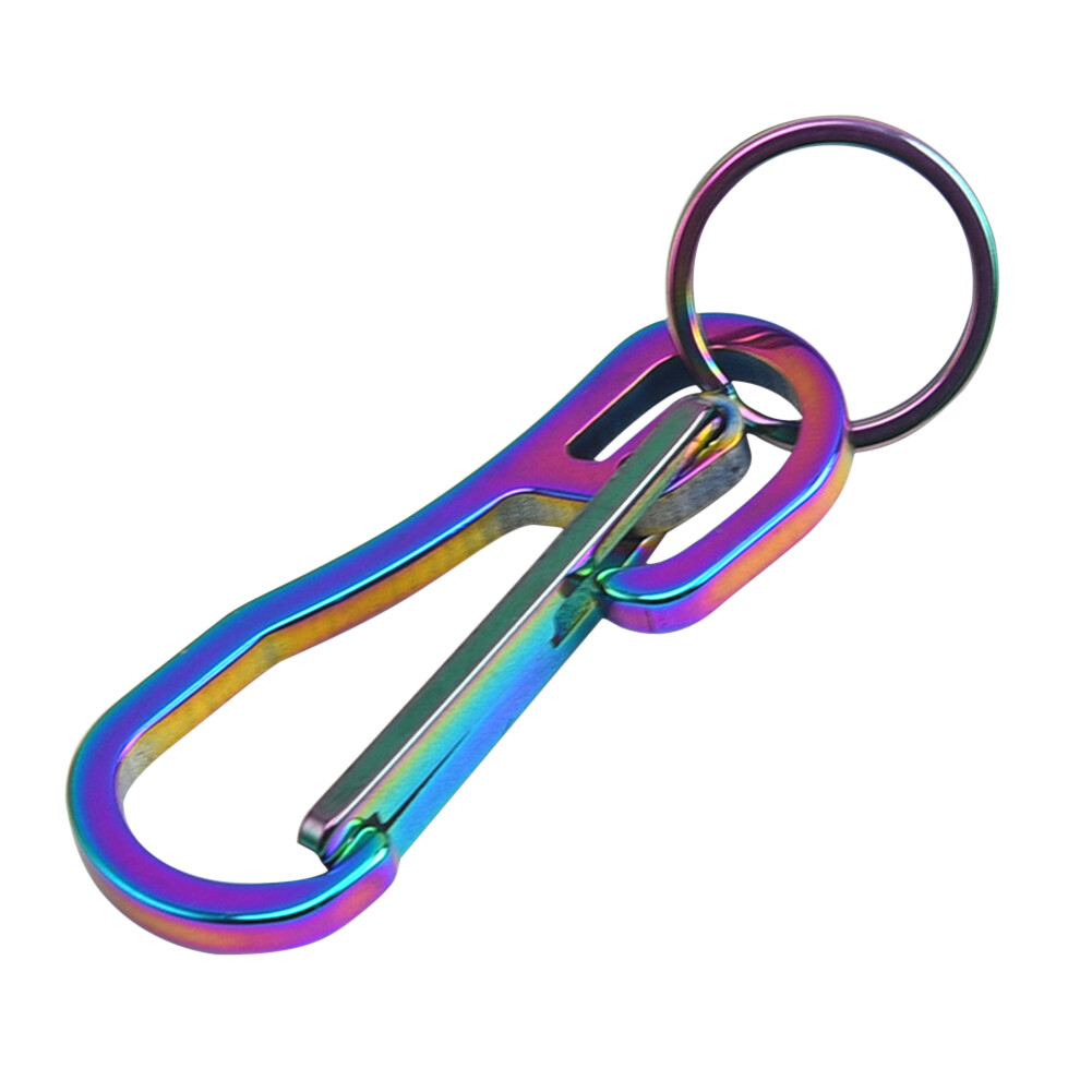 Stainless Steel Key Chain Carabiner Climbing Belt Buckles Key Ring