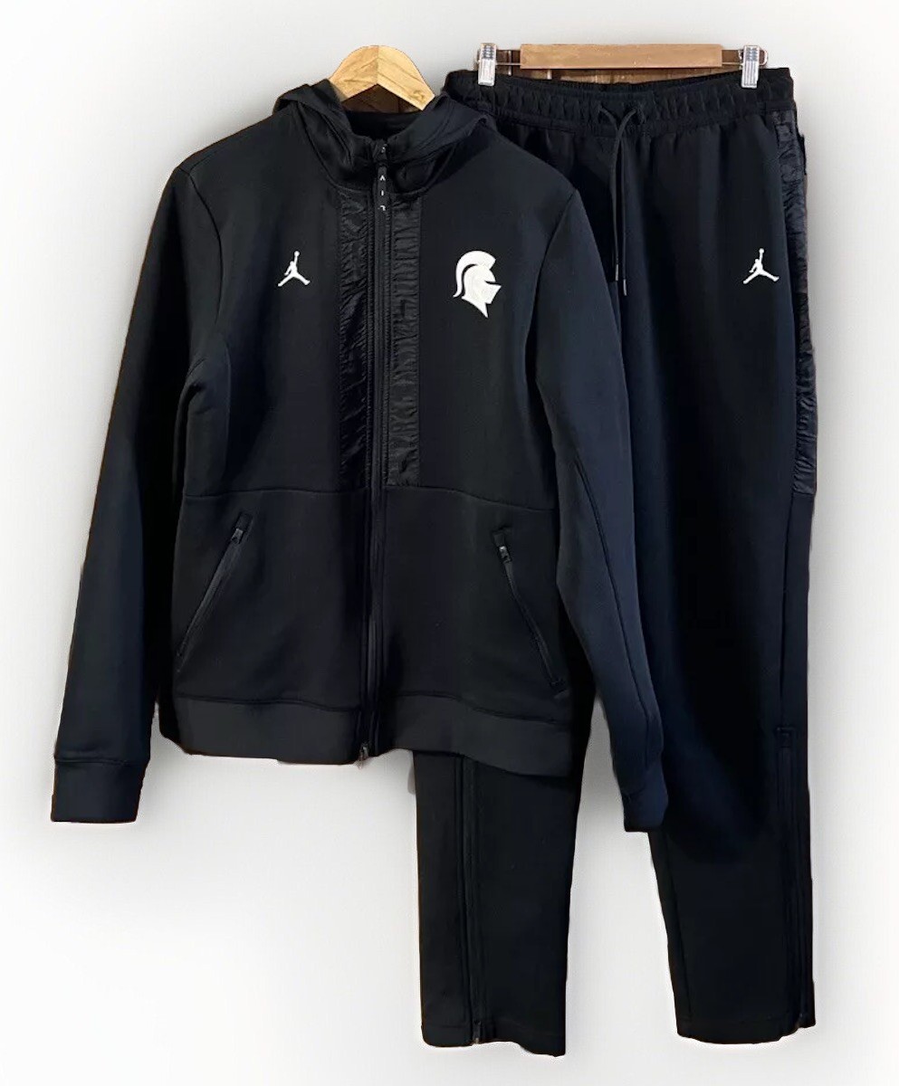 SACAI X NIKE Giacca e pantaloni uomo Nike Jordan Michigan Spartans gioco CN5350 CN5348 small