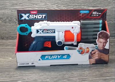 Zuru X-Shot Fury 4 Neu inkl. 16 Darts Spielzeug
