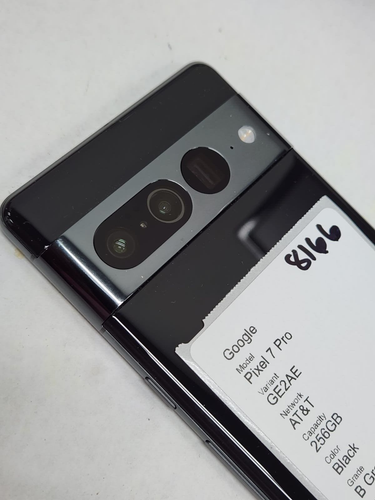 DEFECTIVE - Google Pixel 7 Pro - 256GB - Obsidian - AT&T - GE2AE - 8166 - Afbeelding 3 van 4