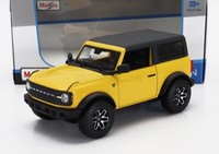Maisto 1/24 Ford Bronco Badlands 2021 Gelb Statisches Modell Diecast