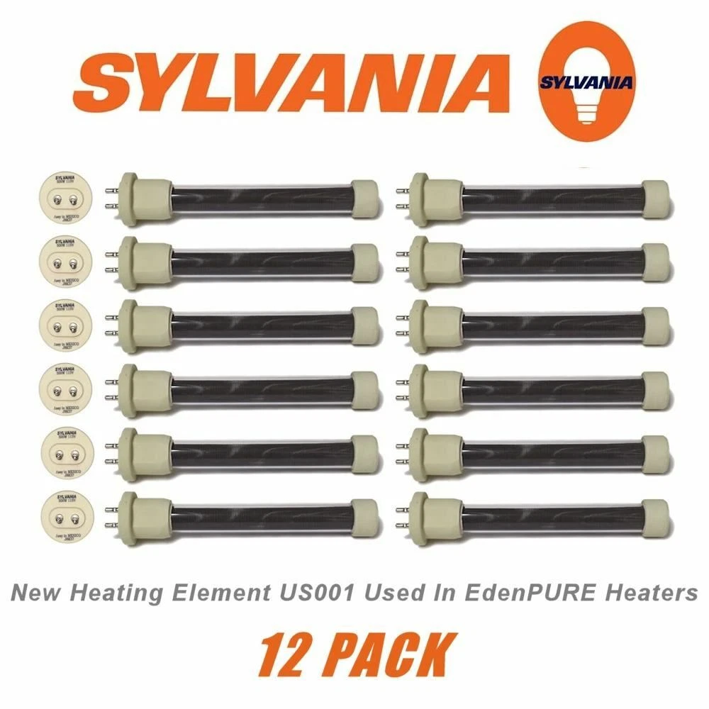 58911 US001 Sylvania 500W/T6/115V EdenPURE 12 Pack Infrared Heater Element  | eBay