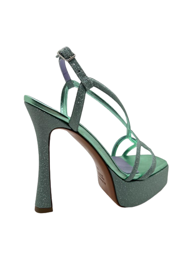 Sandalo elegante da donna Albano 3228, glitter menta, numero 37, nuovo - Foto 5 di 5