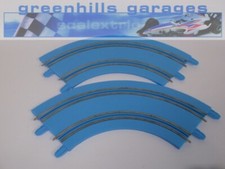 Greenhills Carrera First Standard 90 Degree Curve Pair Blue - Used - MT534  x