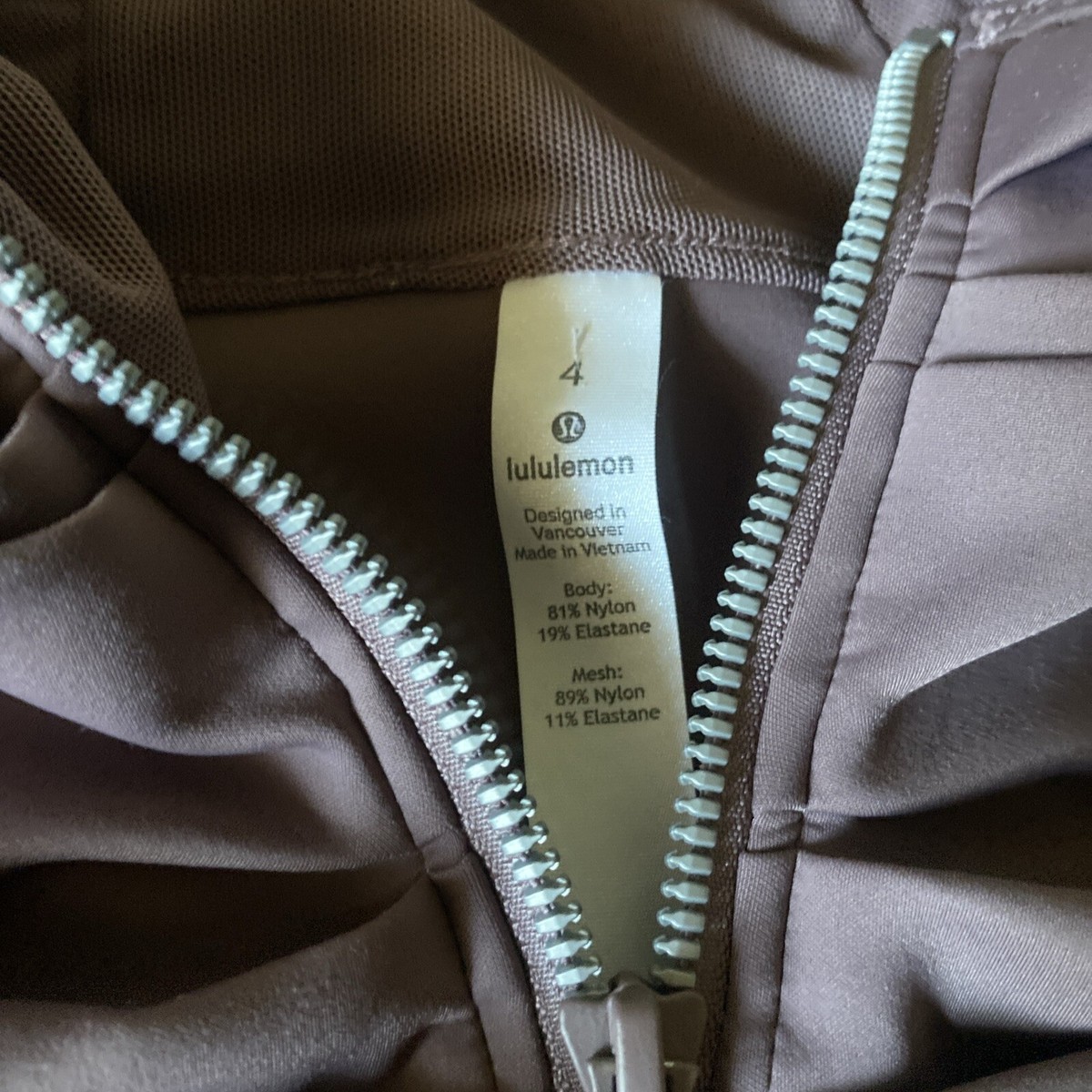 Lululemon Women's Size 4 Purple Bold Move Jacket Full Zip