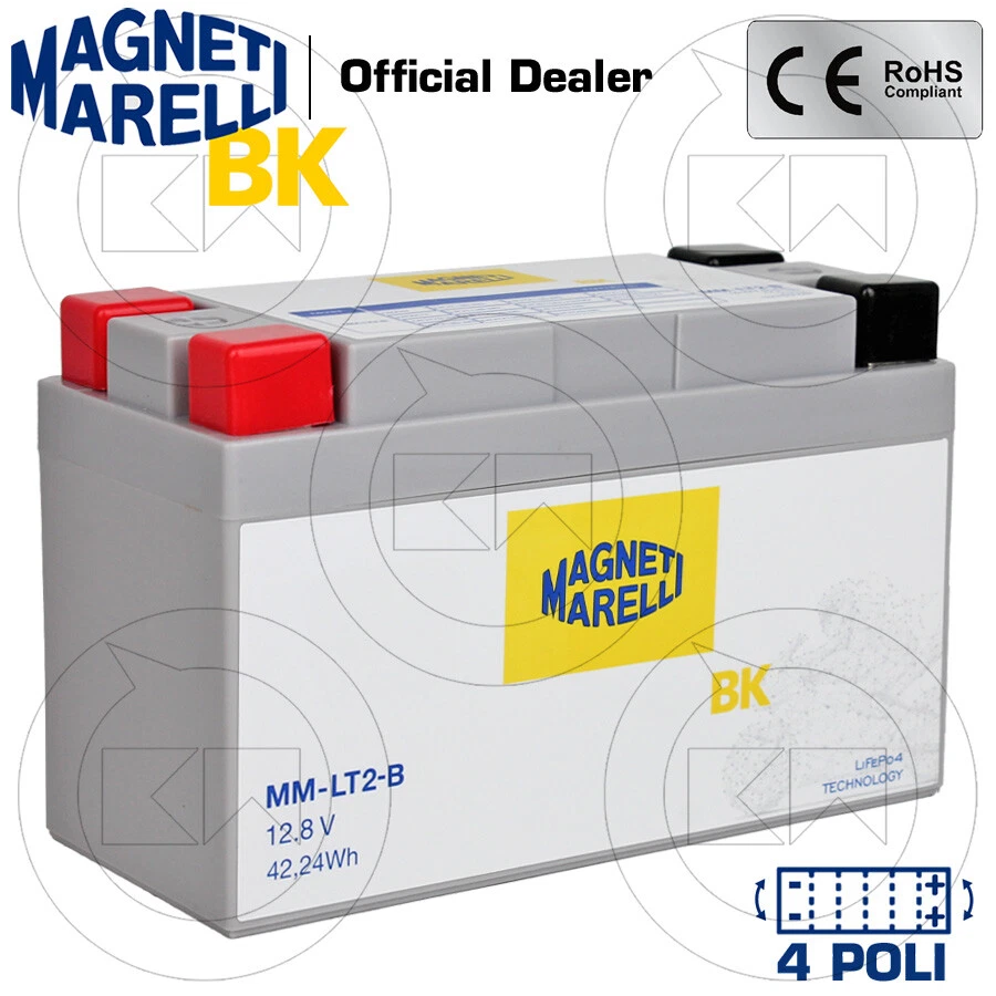 Batterie Magneti Marelli Lithium MM-LT2-B YTX9-BS pour Suzuki GSF 650 S Bandit