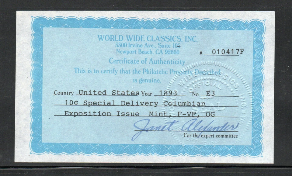 Sc# E3 MH / WWC Certificate                -               L ot 0525328 - Image 3 of 3