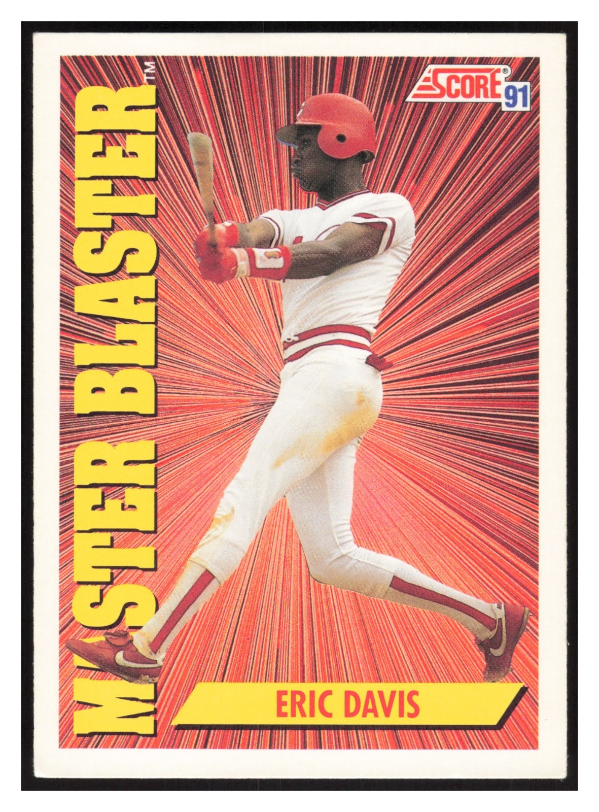 1991 Score - Master Blaster Eric Davis #403