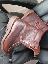 Men's Chippewa Boots 8" Lace-to-Toe Waterproof/Vibram 12E Vintage