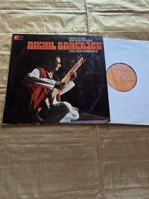 Vinyl LP aus Sammlung Nikhil Banerjee und  Ensemble Raga-Musik Nordindien  LP VG
