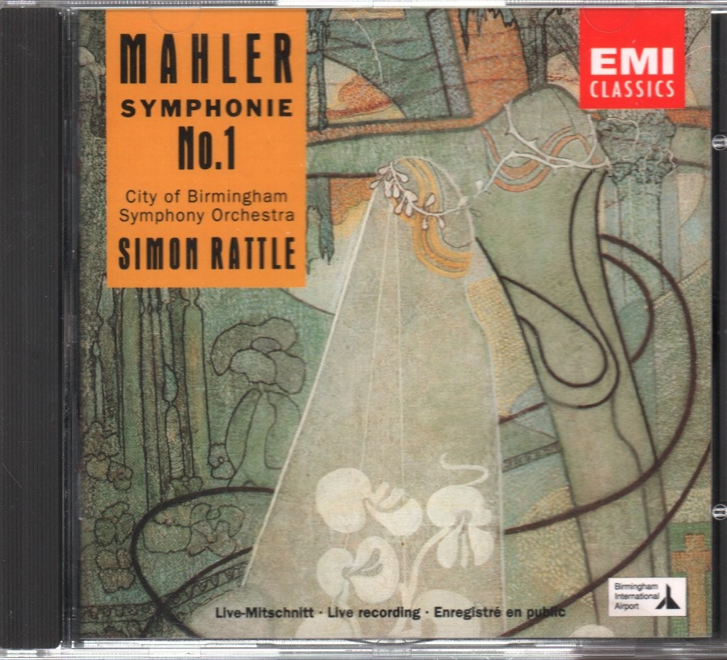 CDC7546472 Gustav Mahler Symphonie No.1 CD Emi Classics 1992 CDC7546472
