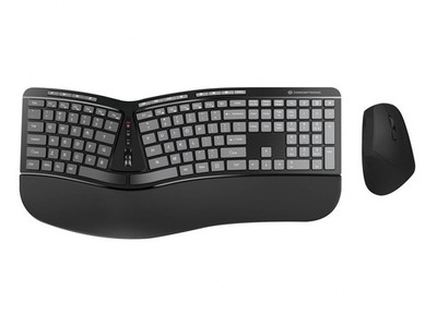 Conceptronic ORAZIO02US CONCEPTRONIC Wireless Keyboard+Mouse,ergo,Layout US