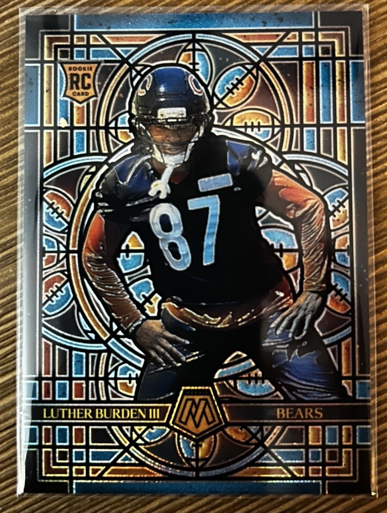 2025 Panini Mosaic - Stained Glass Rookie Luther Burden III #4 Case Hit SSP (RC)