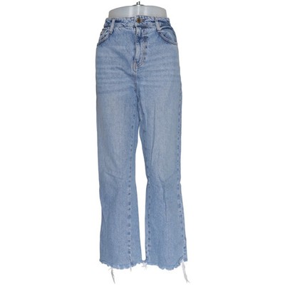 Zara, Jeans, Größe: 40, Blau, Baumwolle, Einfarbig, Denim, Damen #OFi