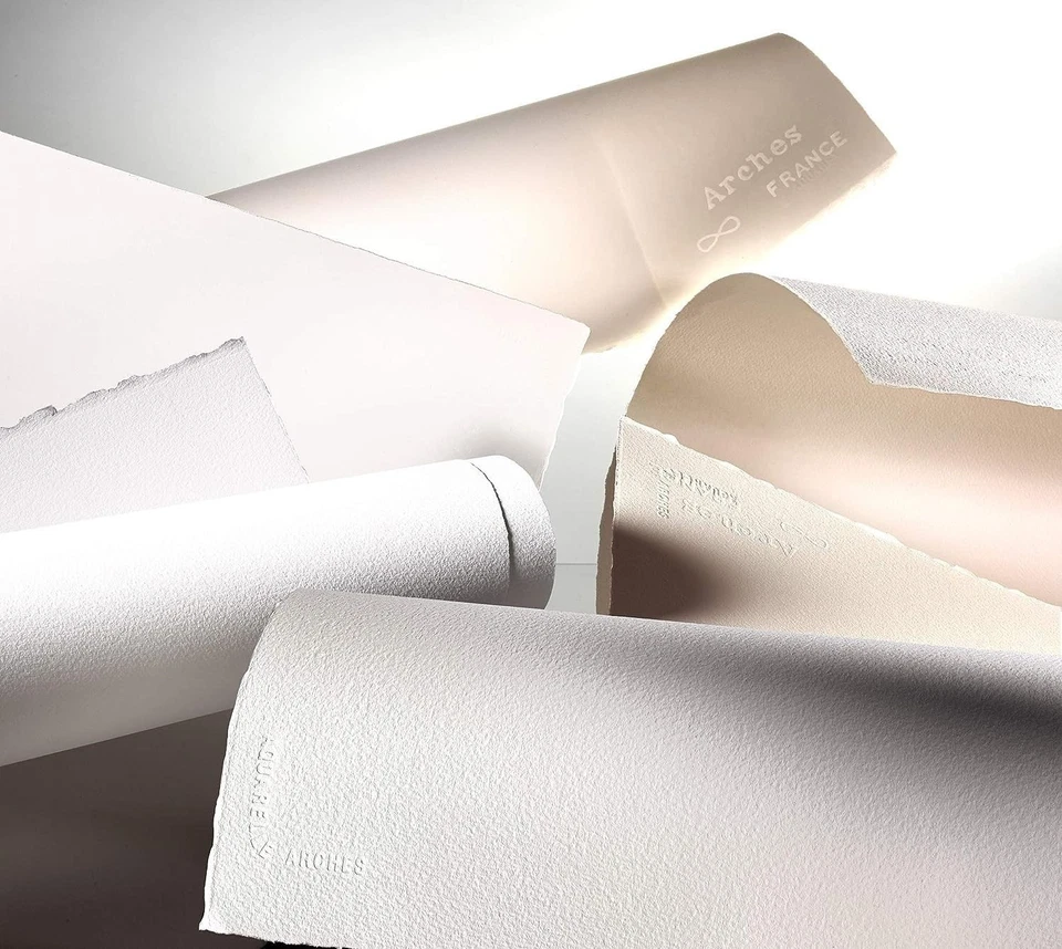 Aquarelle Watercolor Block, Cold Pressed, 140lb/300gsm, 20 Sheet, 9x12 inch, ... - Image 3 of 4