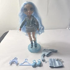 Rainbow High Shadow High Doll Gabriella Icely with Stand & Outfit & Accessories