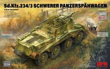 RFMRM5134 1:35 Rye Field Model Sd.Kfz.234/3 Schwerer Panzerspahwagen 7.5cm