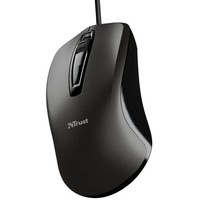 Trust Carve Maus USB Optisch Schwarz 3 Tasten 1200 Dpi
