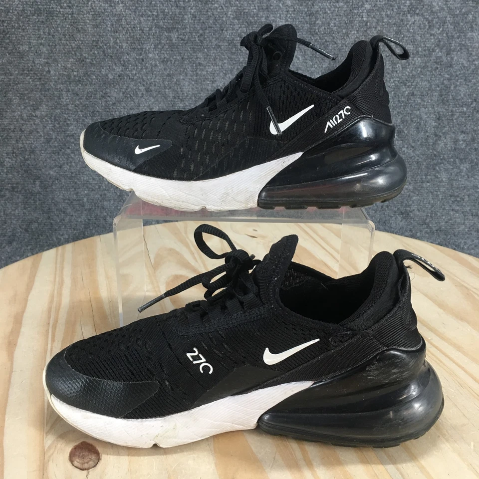 Nike Zapatos Juveniles 3.5 Air Max 270 Tenis para Correr Negros Con Cordones Deporte 943345-001 Foto 2 de 4