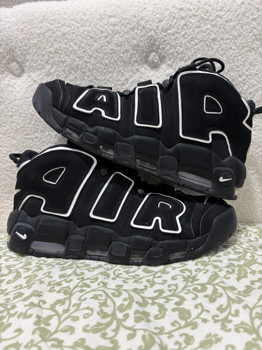 Nike Air More Uptempo Black White for Sale | Authenticity