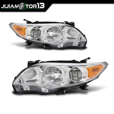 Left Right Headlights Fit For 2011-2013 Toyota Corolla Headlamps Replacement