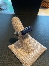 Solid Big Native American 925 Sterling Silver Natural Lapis Lazuli Ring 15.53g