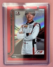 2025 Topps Chrome F1 F3 Gerard Xie Rookie Portrait Image Red /5