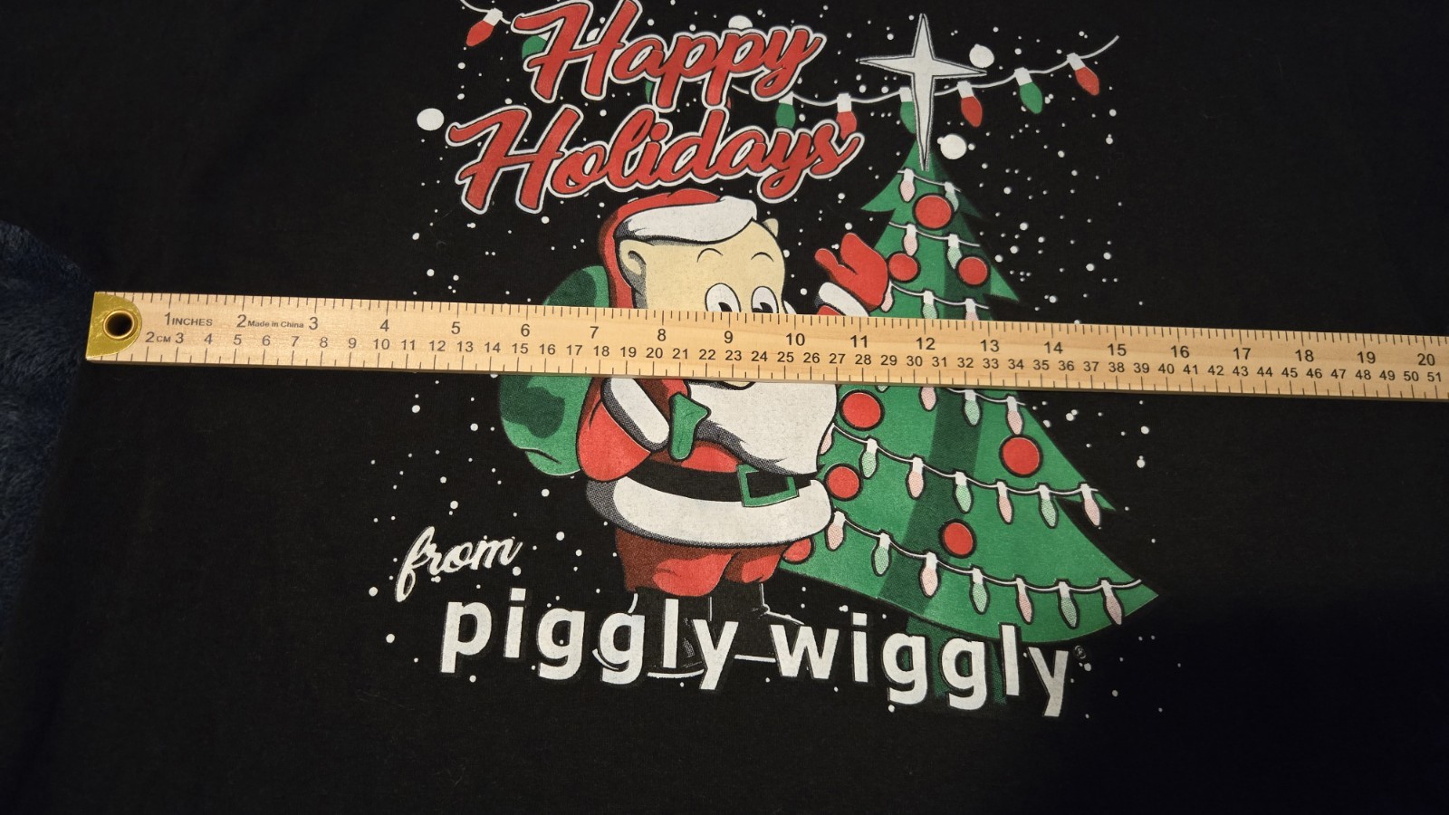 Piggly Wiggly Happy Holidays T-Shirt Pre-Owned Large