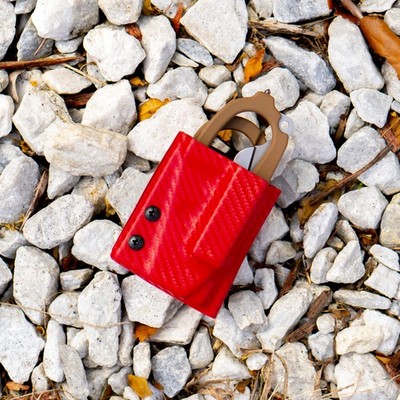 Clip And Carry Raptor Rescue - CF Red Kydex Multitool Gürtelscheide - Hergestellt in den USA