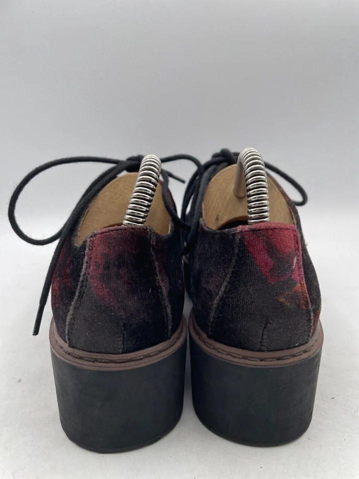 Zapatos Oxford para mujer Madden Girl WRIT01J1 talla 6,5 M púrpura/negro con cordones parte superior baja Foto 3 de 4