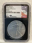 2021 Type-1 Silver Eagle - Last Day of Production - Mercanti Signature NGC MS70